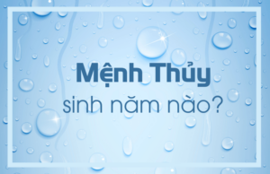 Mệnh Thủy hợp mệnh nào